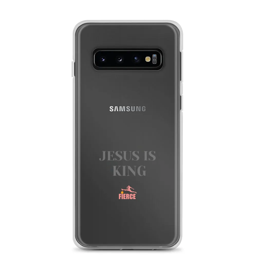 JESUS IS KING Pink Samsung Case