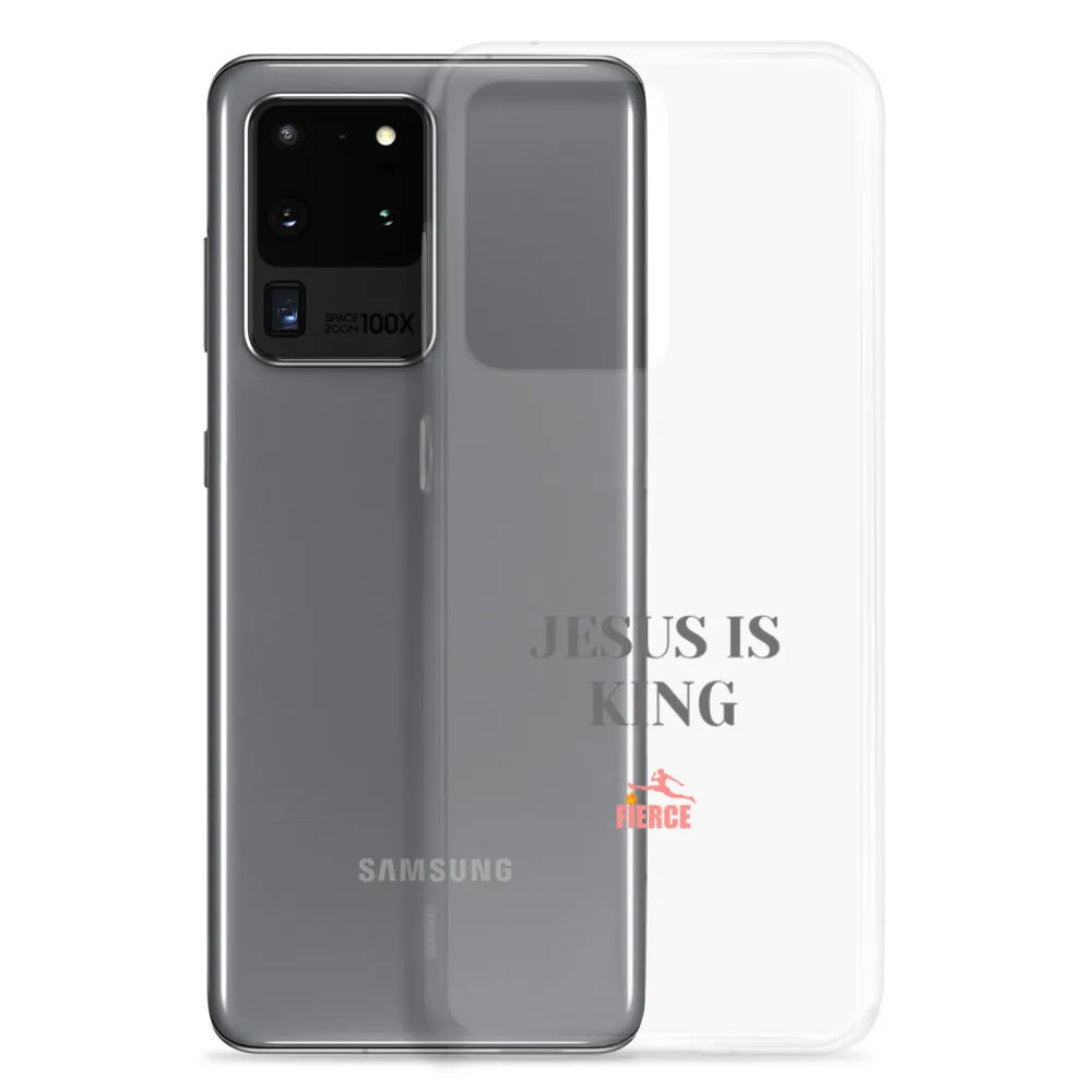 JESUS IS KING Pink Samsung Case