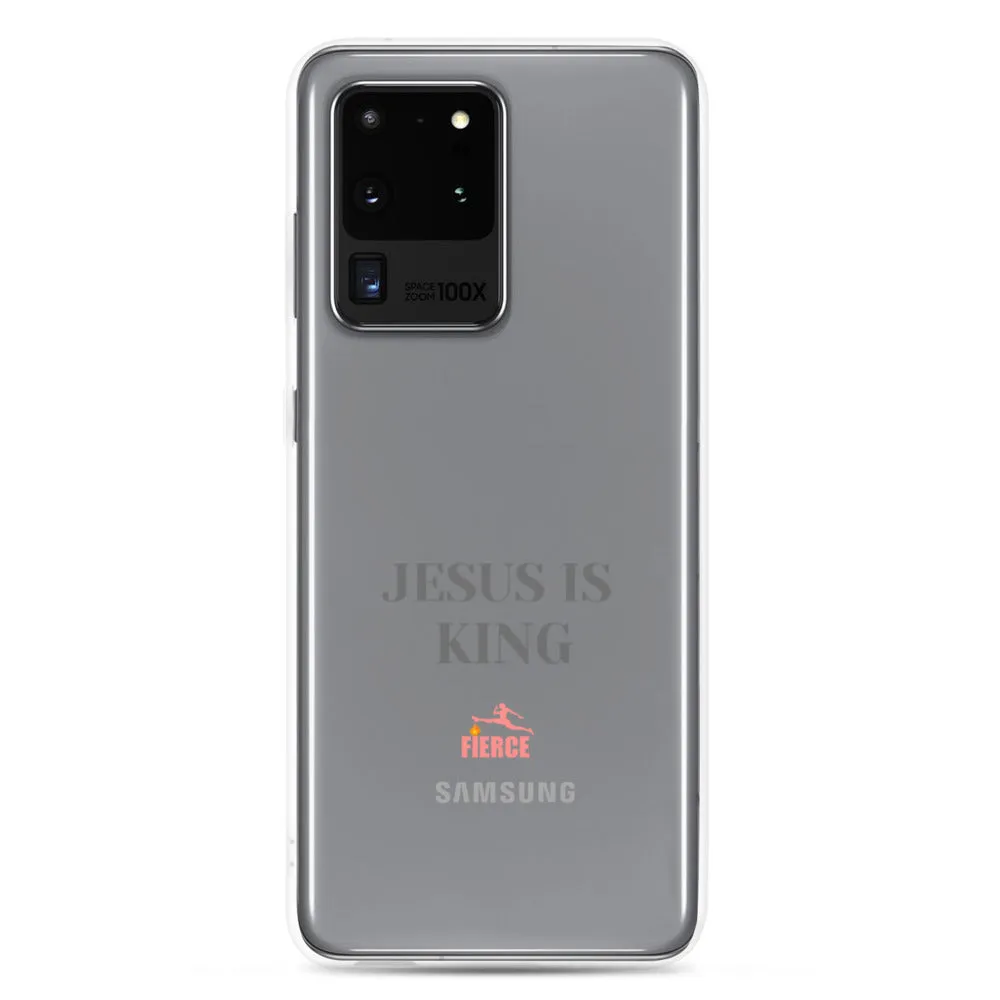 JESUS IS KING Pink Samsung Case