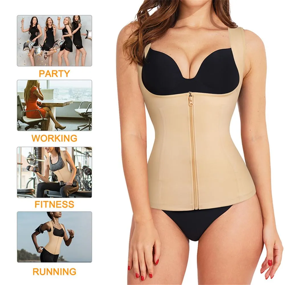Junlan Women  Slimming  Corset with Inner Adjust Hooks