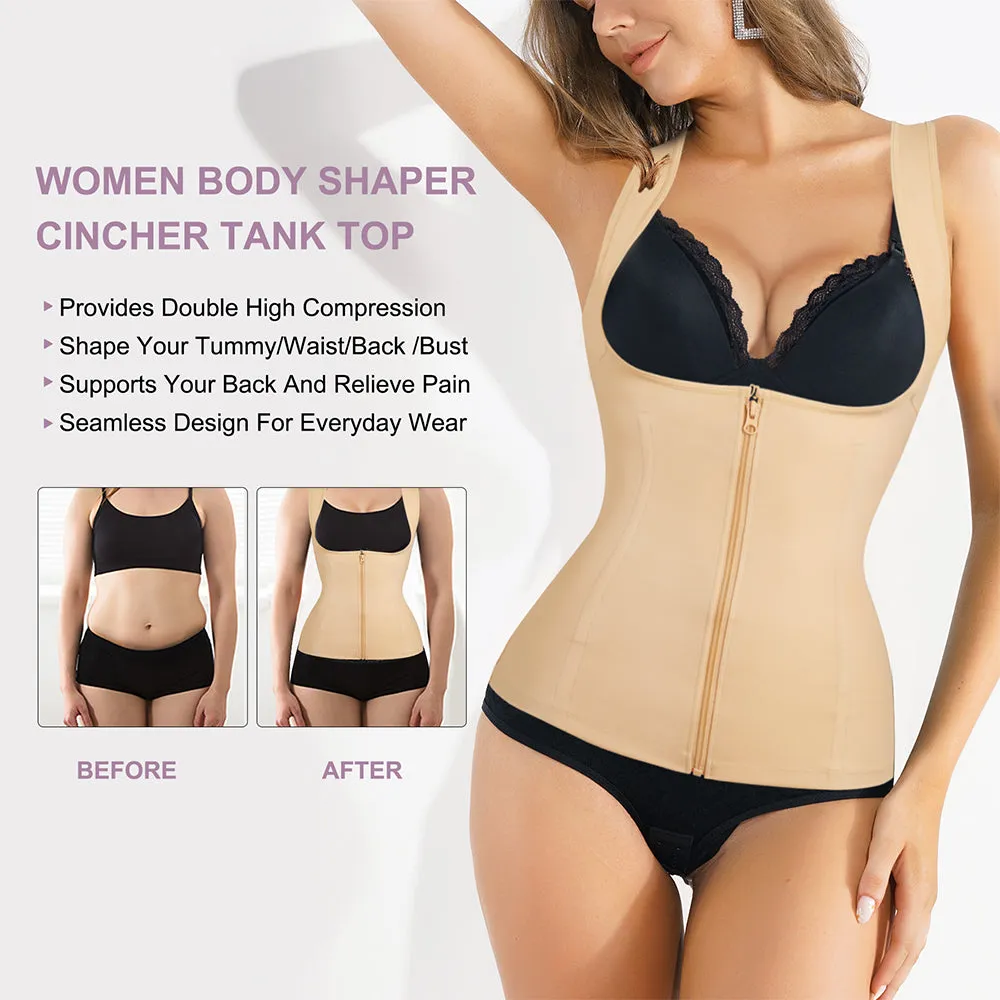 Junlan Women  Slimming  Corset with Inner Adjust Hooks