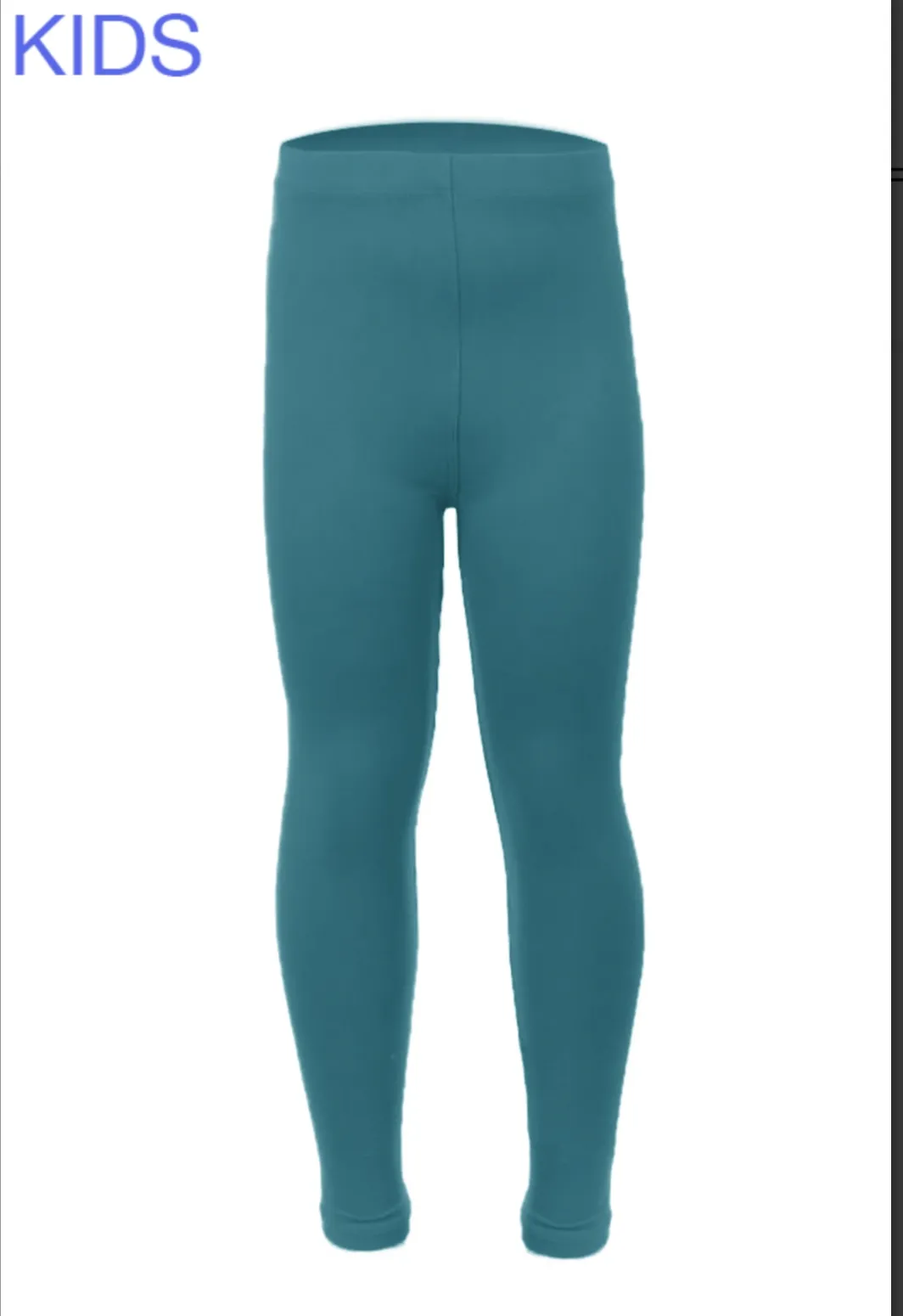 Kids Solid Leggings