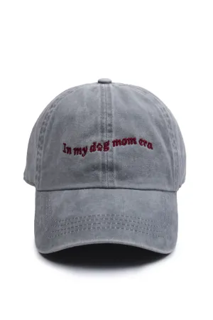 LCAP3328 - In My Dog Mom Era Script Embroidered Baseball Cap