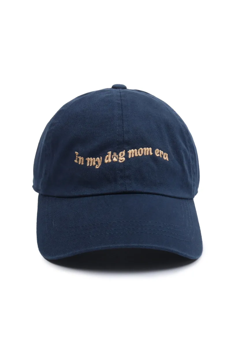 LCAP3328 - In My Dog Mom Era Script Embroidered Baseball Cap