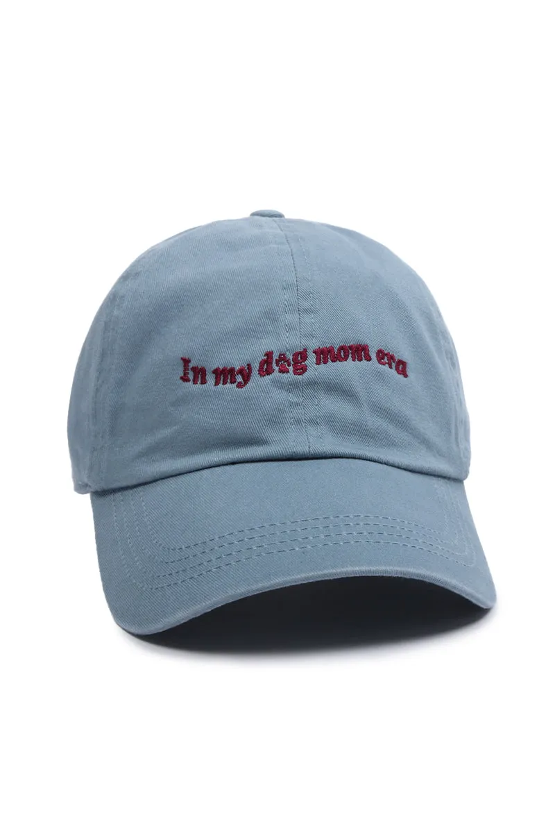 LCAP3328 - In My Dog Mom Era Script Embroidered Baseball Cap