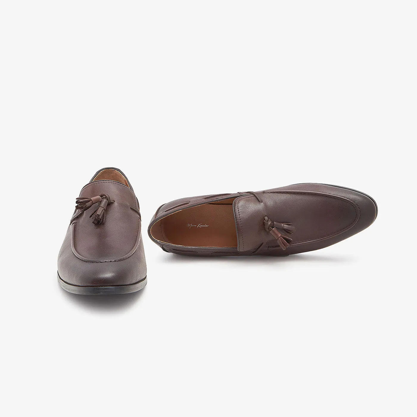 Leather Tassel Loafers