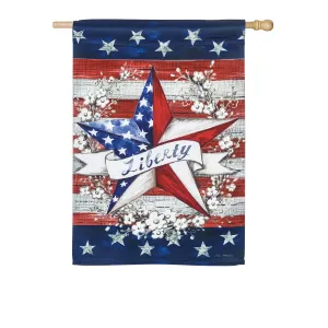 Liberty Star House Suede Flag,13s8551