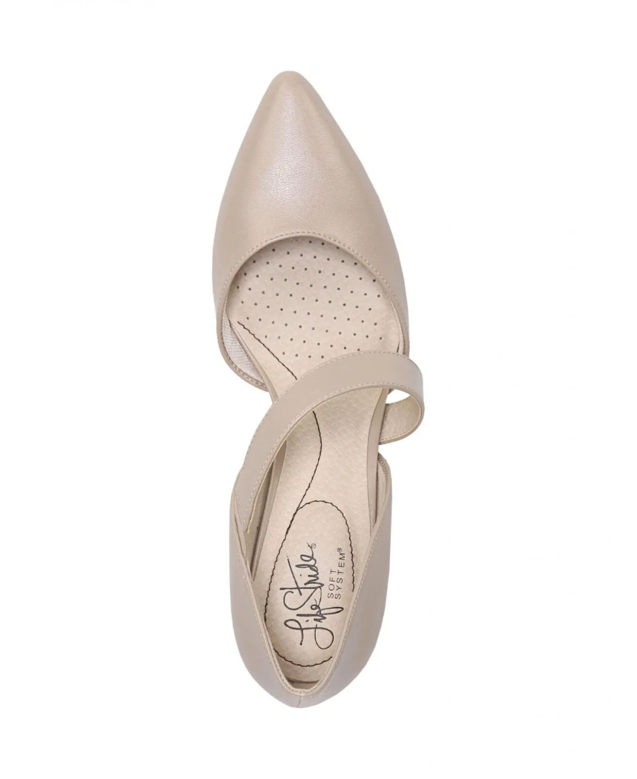 Lifestride Womens Suki Pumps Heels E9896S2 Tender Taupe Brown 8.5W