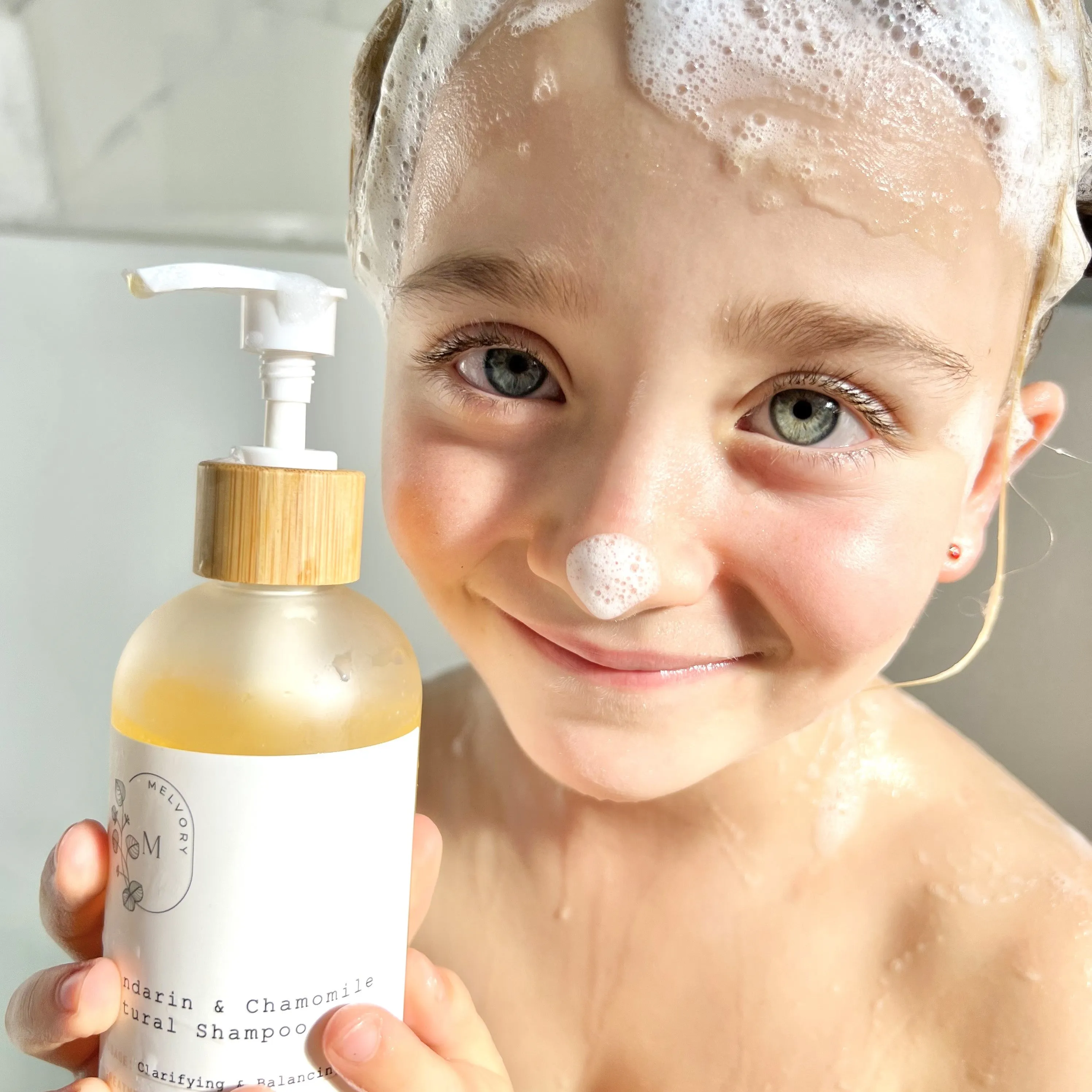 Mandarin & Chamomile Natural Shampoo