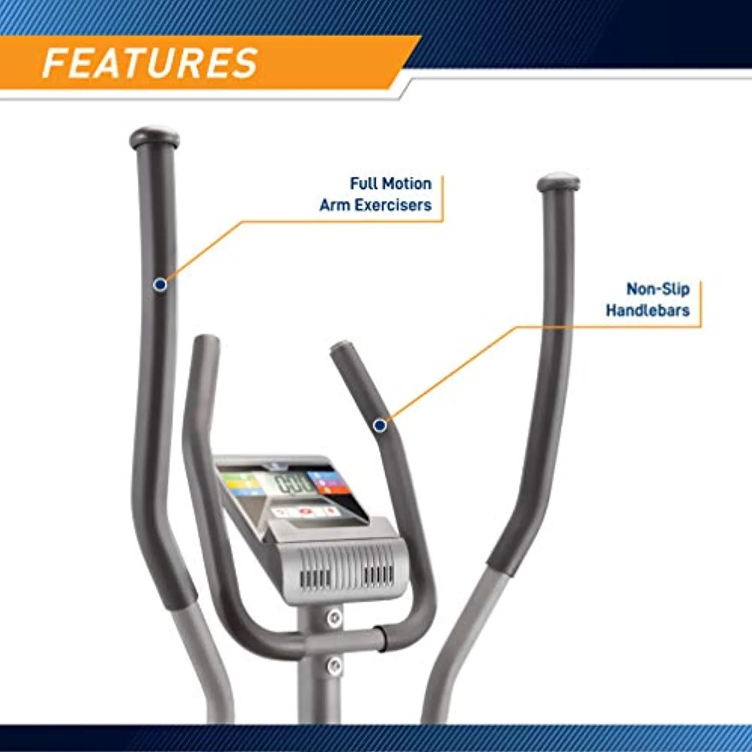 Marcy Magnetic Elliptical Trainer Cardio Workout Machine