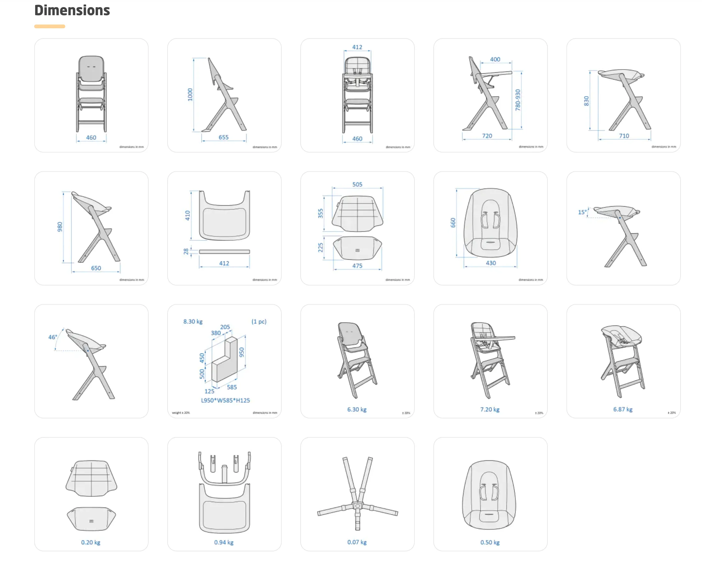 Maxi Cosi Nesta High Chair