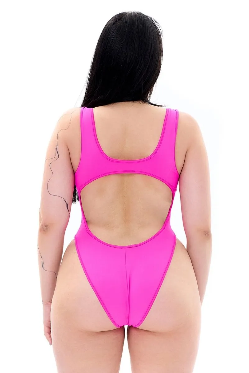 MÆD Siren Bodysuit - Matte Pink