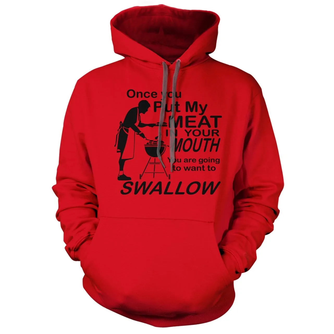 Meat In Mouth barbequing Hoodie
