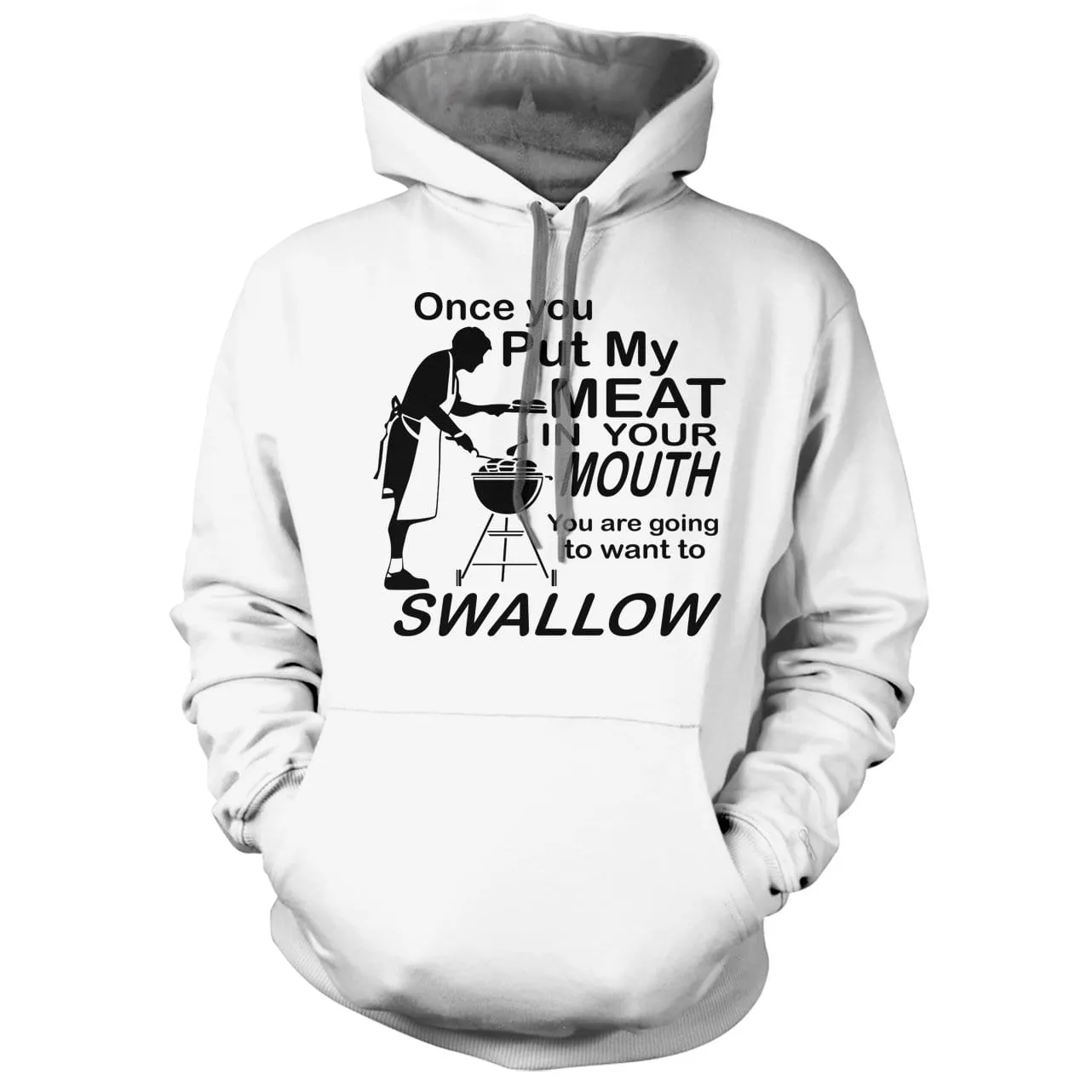 Meat In Mouth barbequing Hoodie