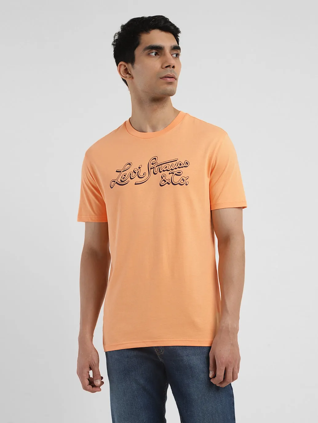 Men's Brand Logo Crew Neck T-shirt