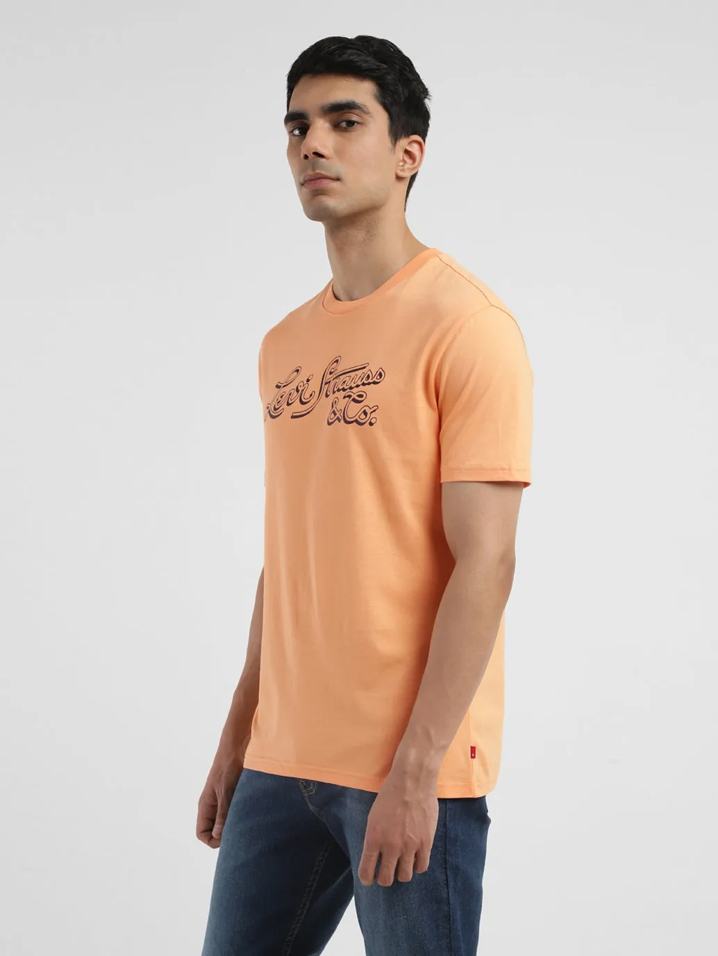 Men's Brand Logo Crew Neck T-shirt