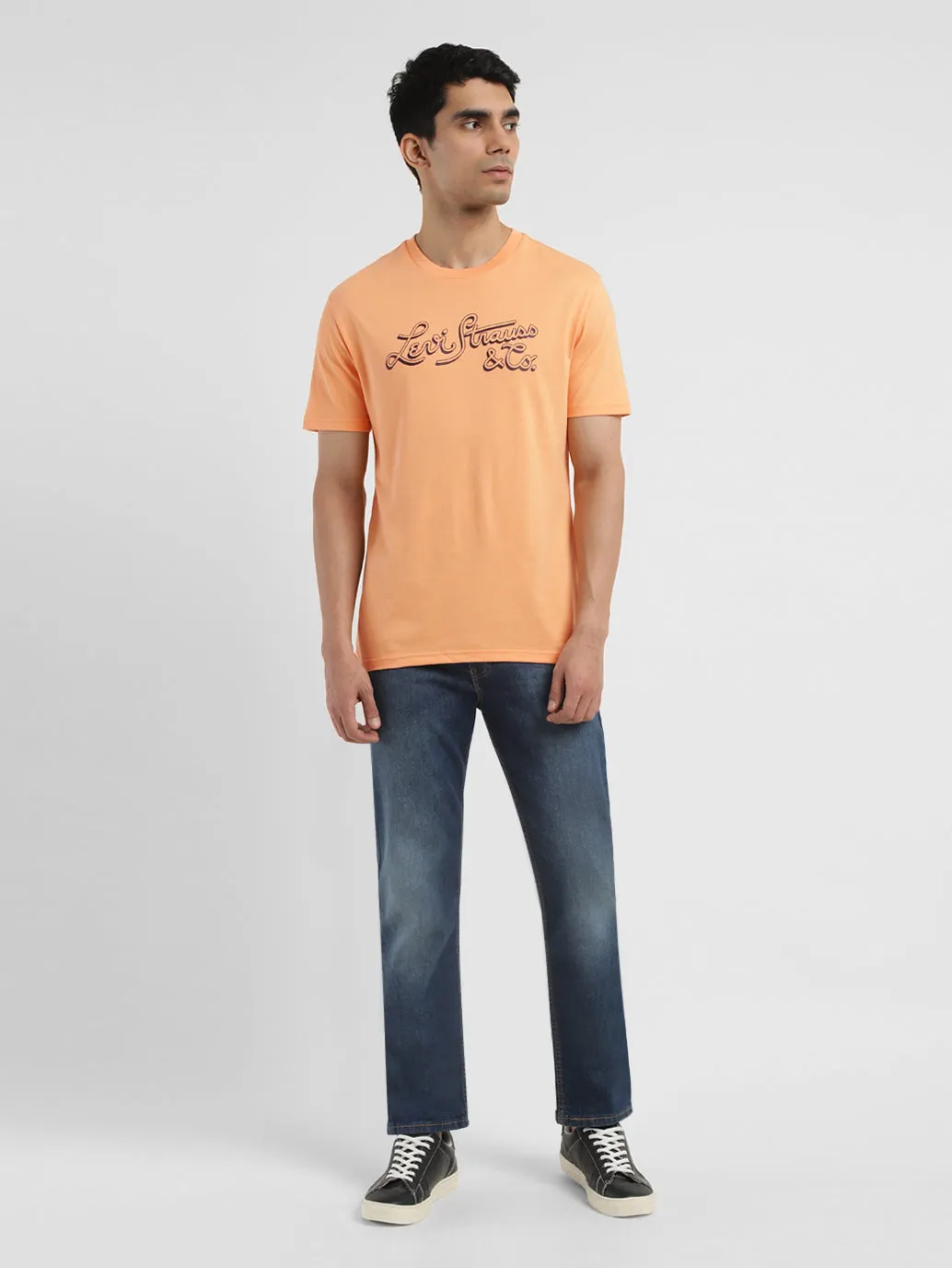 Men's Brand Logo Crew Neck T-shirt