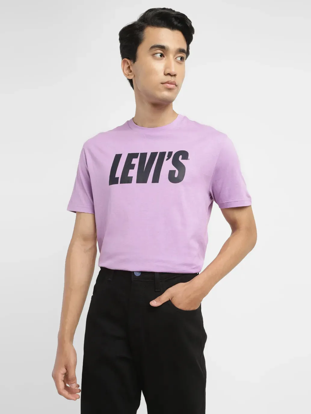 Men's Brand Logo Slim Fit T-shirt