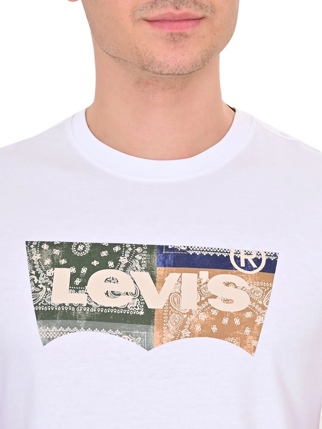 Men's Brand Logo Slim Fit T-shirt