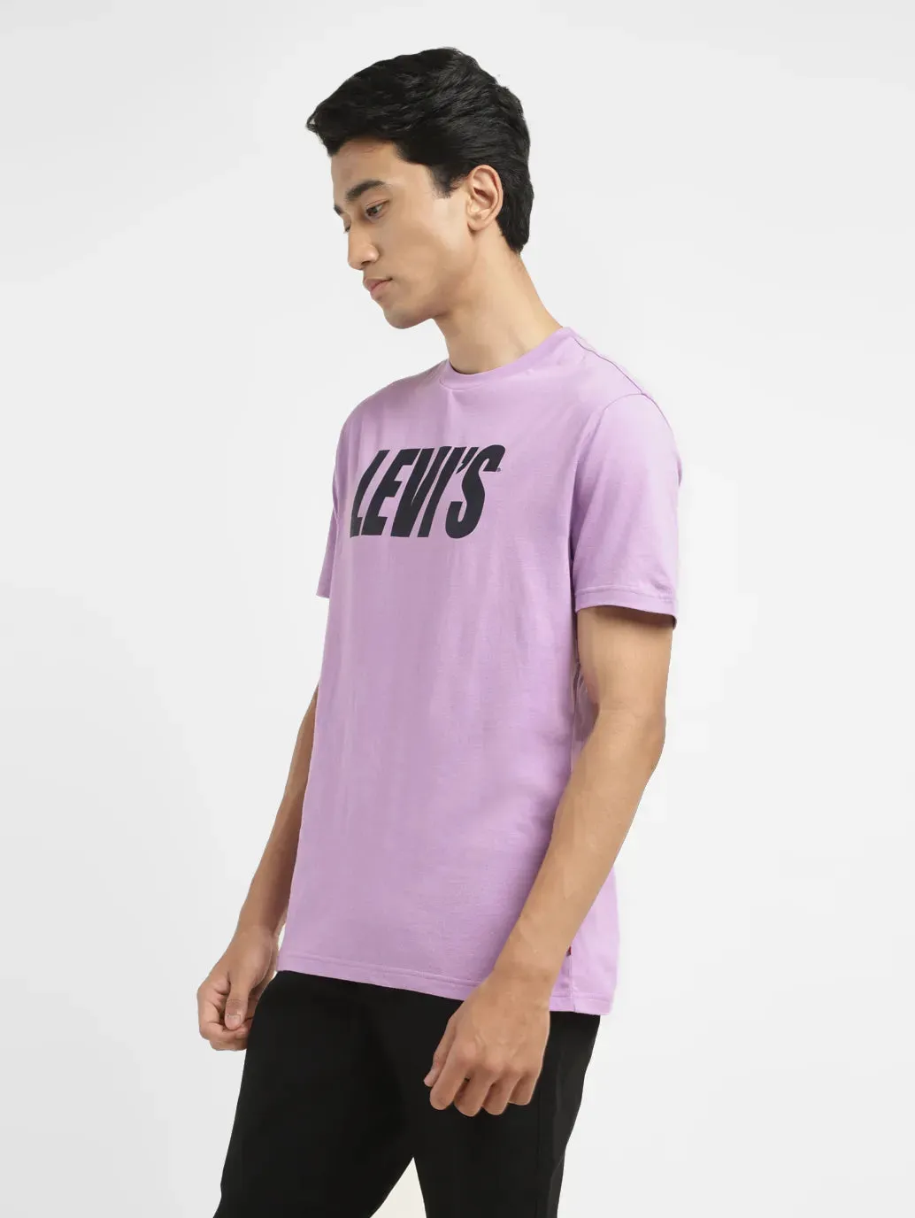 Men's Brand Logo Slim Fit T-shirt