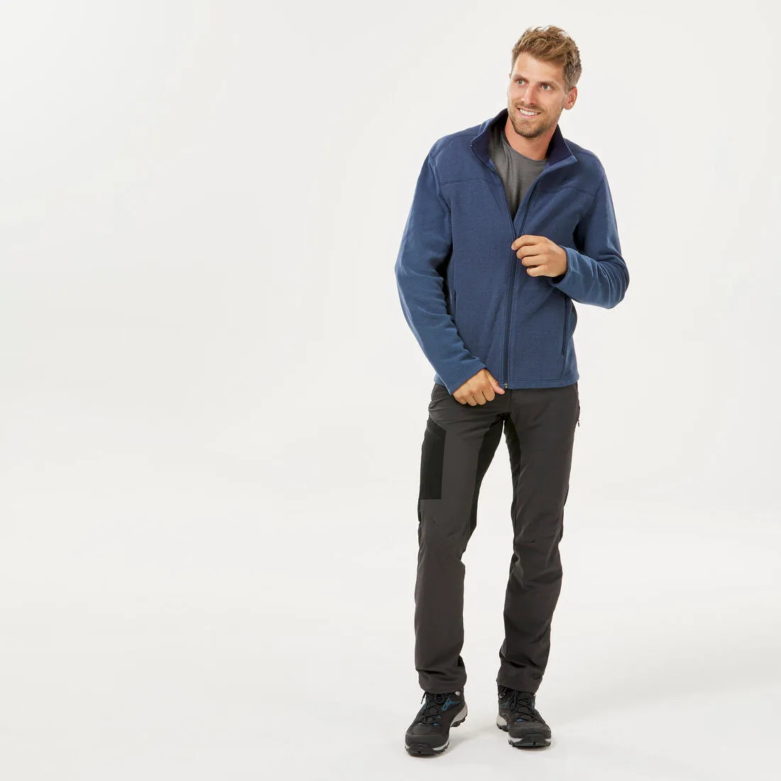 Men’s Hiking Fleece Jacket  mh100