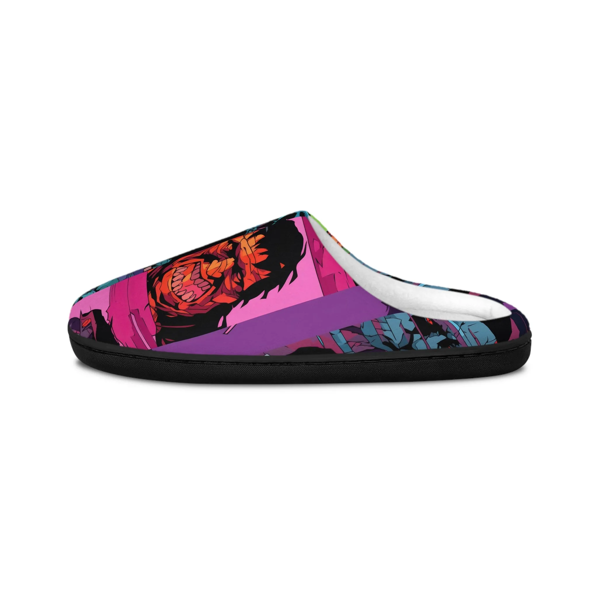 Men's Indoor Slippers - Spooky Monsters Anime Beta