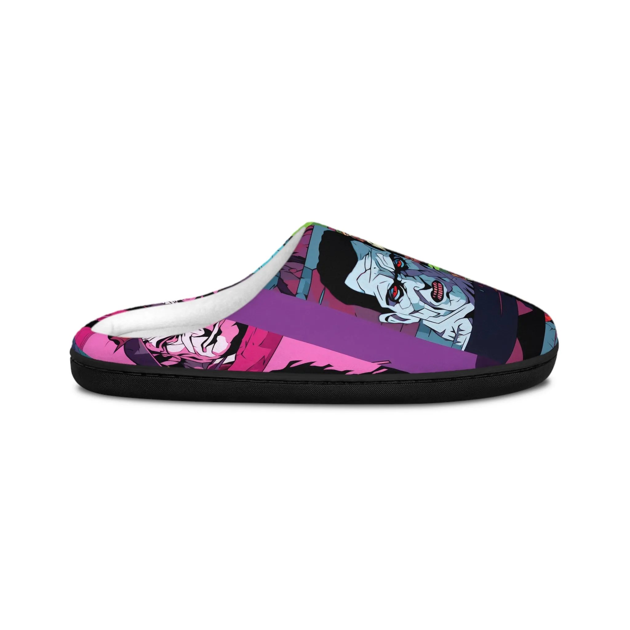 Men's Indoor Slippers - Spooky Monsters Anime Beta
