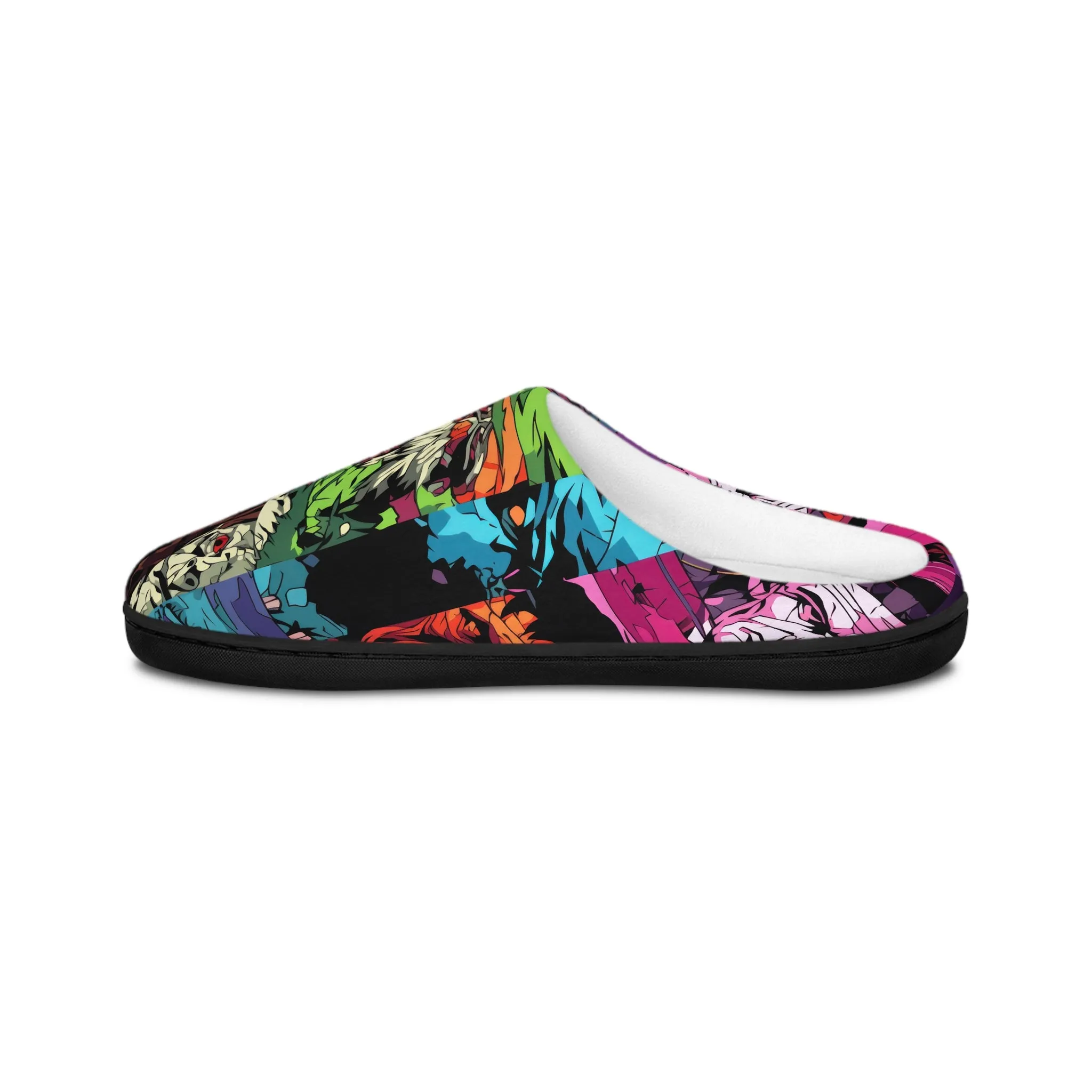 Men's Indoor Slippers - Spooky Monsters Anime Beta