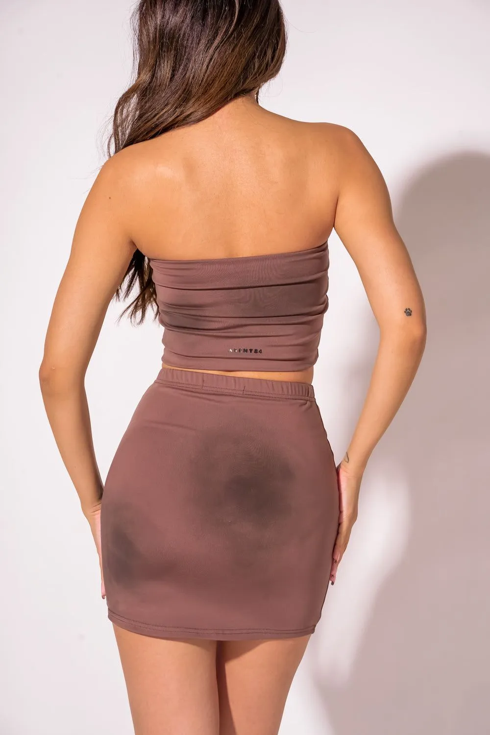 Mini Skirt - Sandstorm Suede
