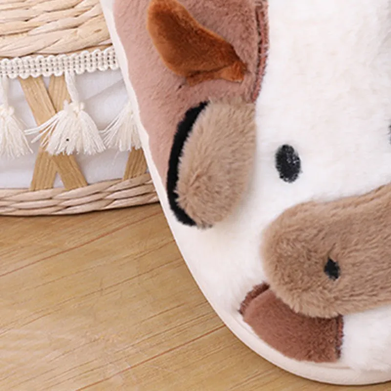 Moo-ve Into Comfort with Cozy Cow Slippers!