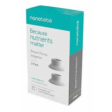 Nanobebe Breast Pump Adapter 2 PK