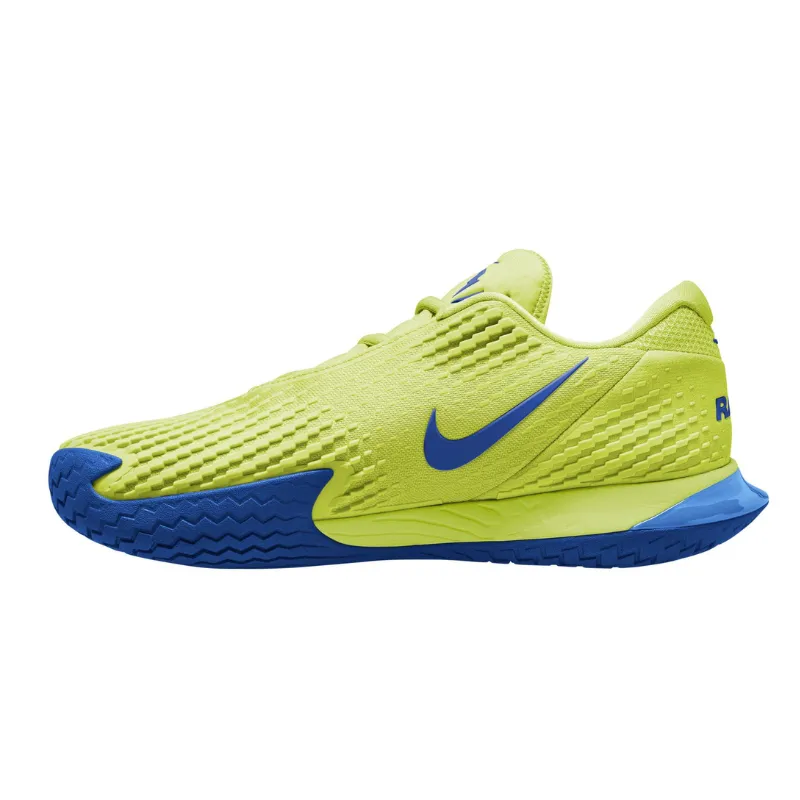 Nike Court Zoom Vapor Cage 4 Rafa Lt Lemon Twist/Game Royal-Lt Photo Blue Men Hard Court Tennis Shoes -