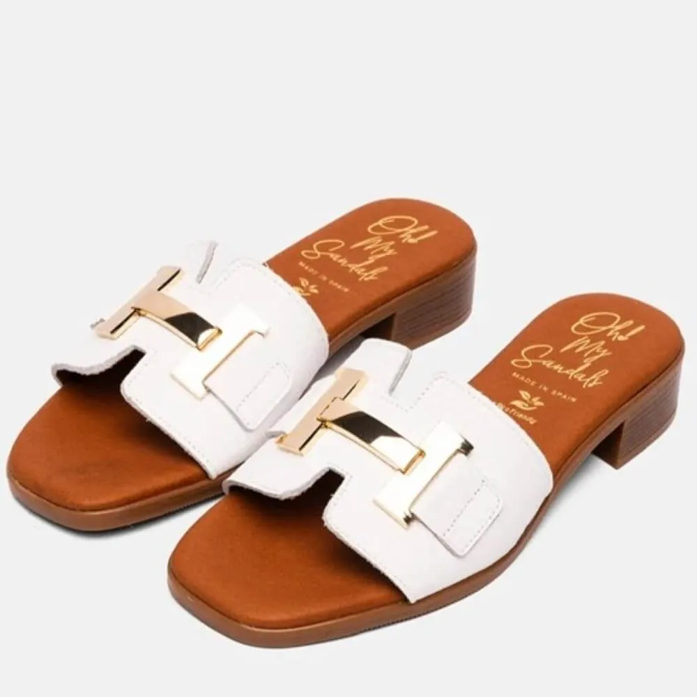 Oh My Sandals 5605-WHITE