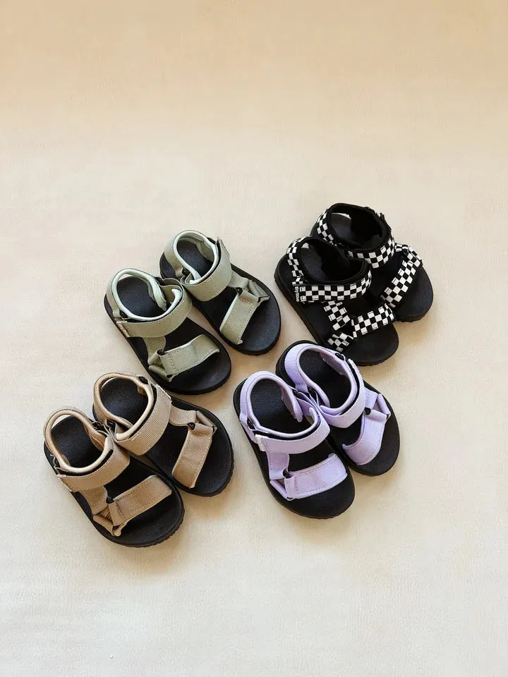 Olympia Velcro Sandal Latte