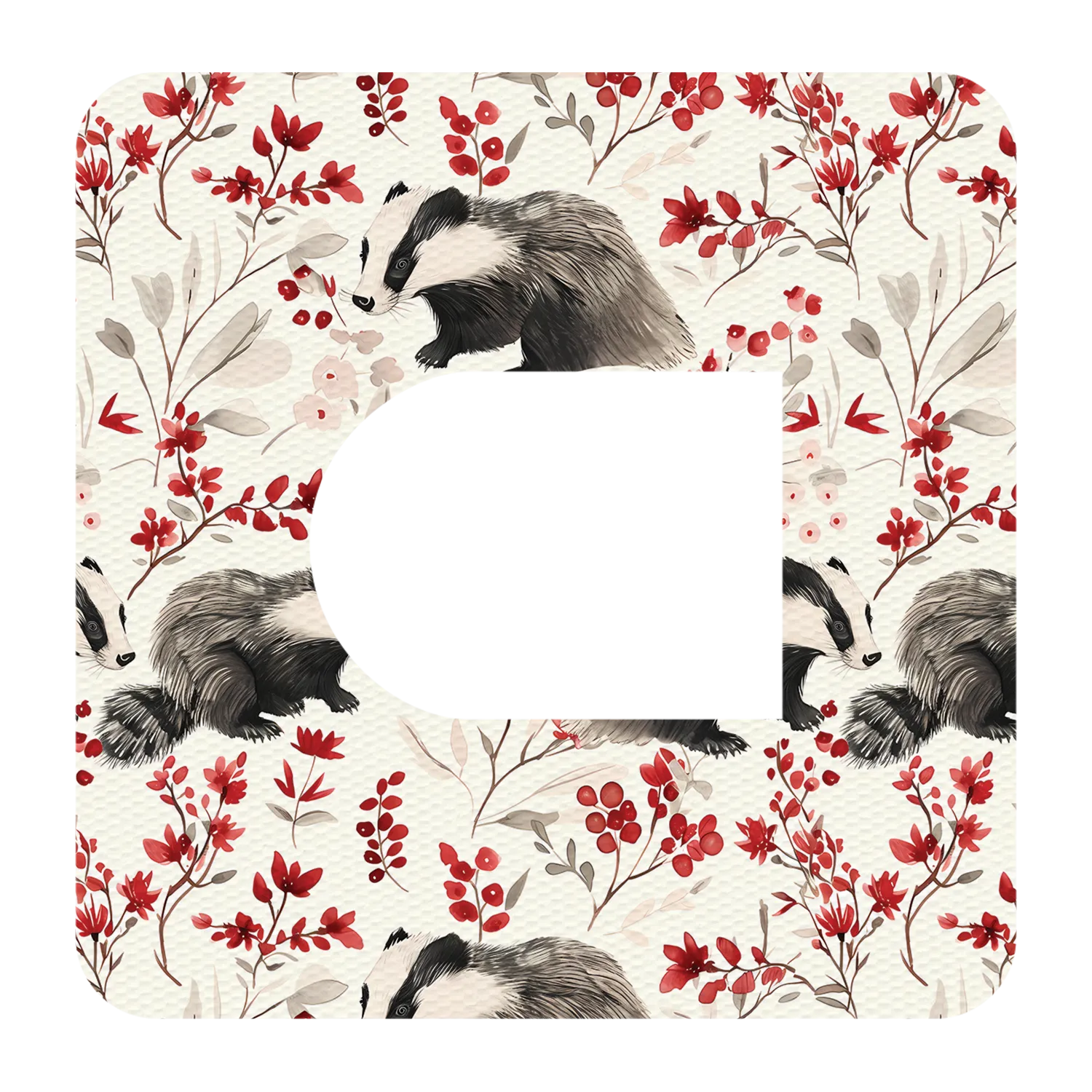 Omnipod Floral Animals Mix Design Patches