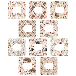 Omnipod Floral Animals Mix Design Patches
