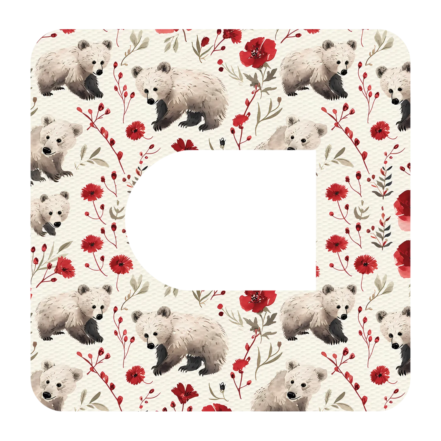 Omnipod Floral Animals Mix Design Patches