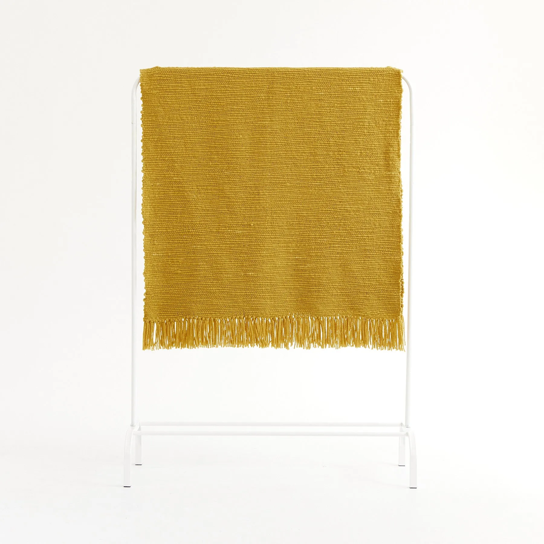 Organic Hand-Woven Merino Wool Blanket - Cozy up in Style with this Chunky Honeycomb Throw Blanket