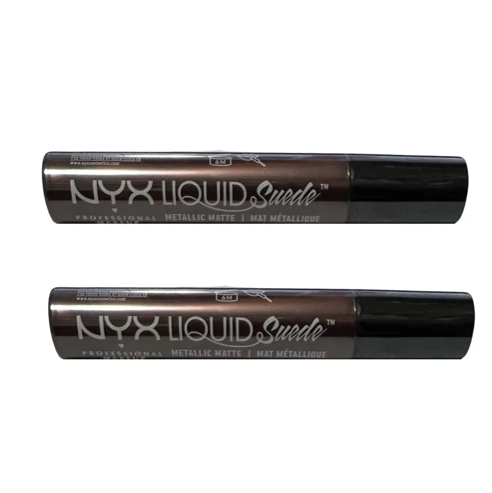 Pack of 2 NYX Liquid Suede Cream Lipstick, Downtown Beauty LSCL22