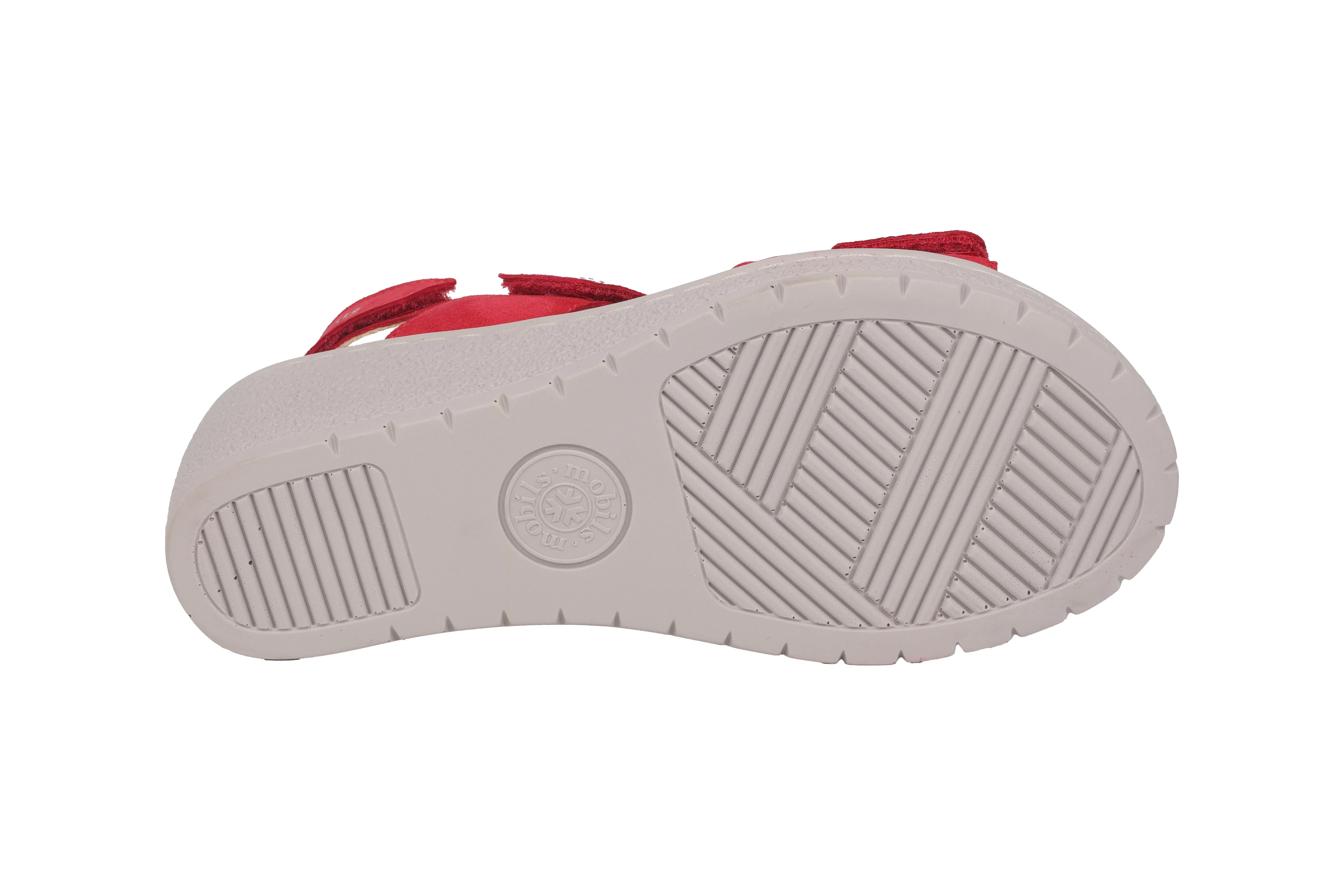 'Pam Spark' women's wide fit (H) sandal - Red