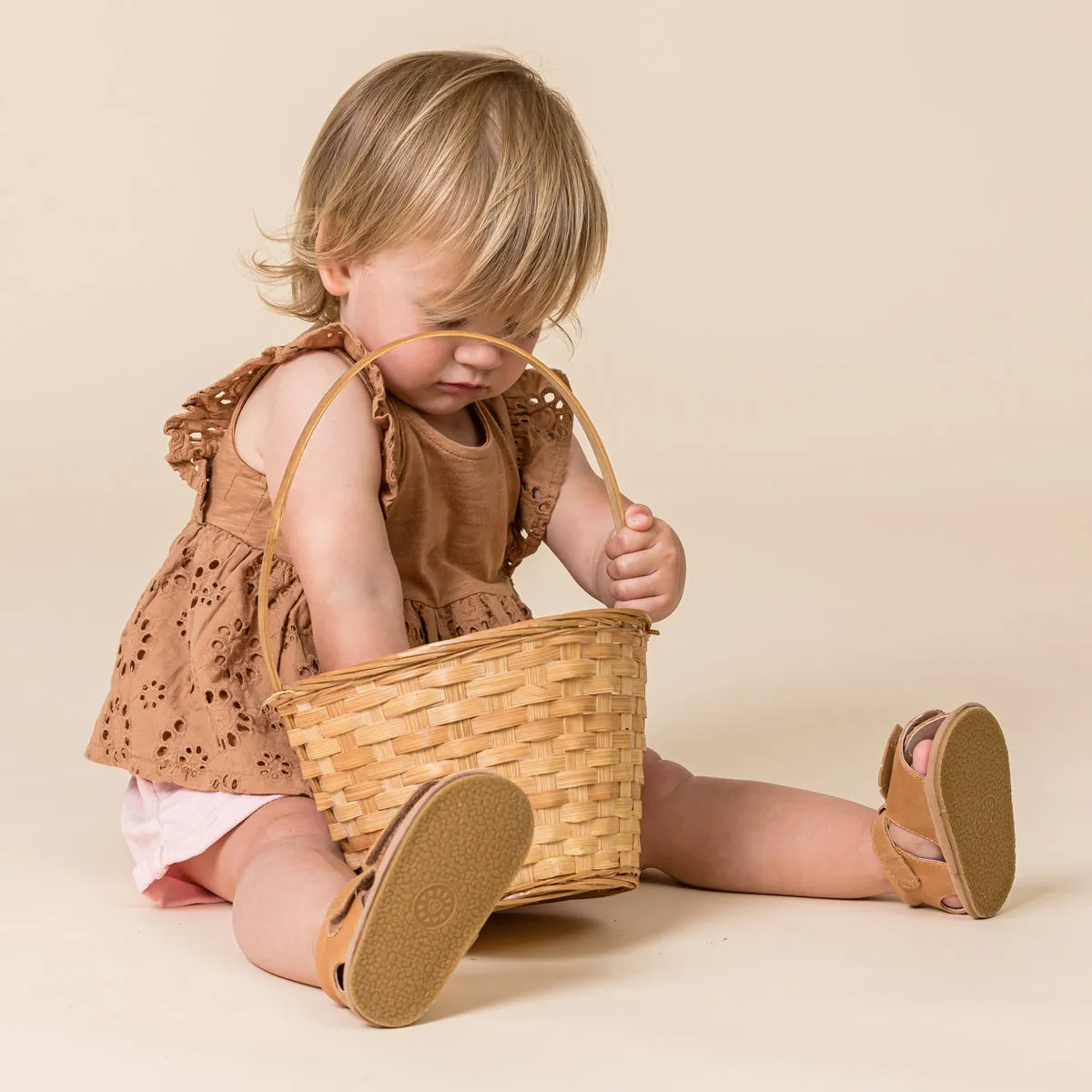 PHOENIX SANDAL Tan Leaf