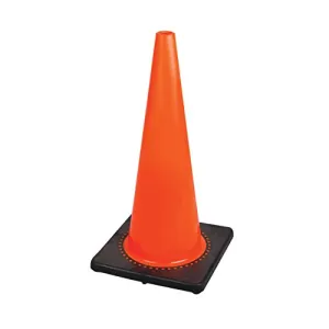 Pioneer V6200650-O/S 28" (70 cm) PVC Flexible Safety Cone, Professional Quality Orange, 70 cm