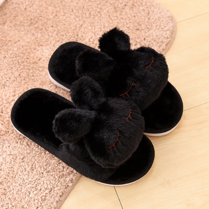 Plush Bunny Slippers - Cuteness Overload!