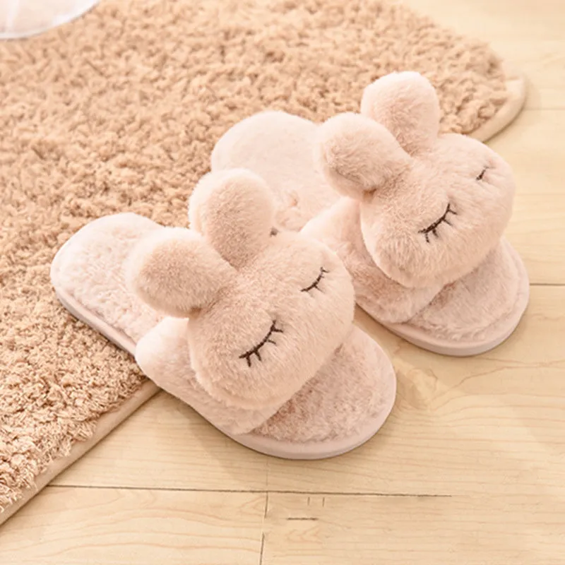 Plush Bunny Slippers - Cuteness Overload!