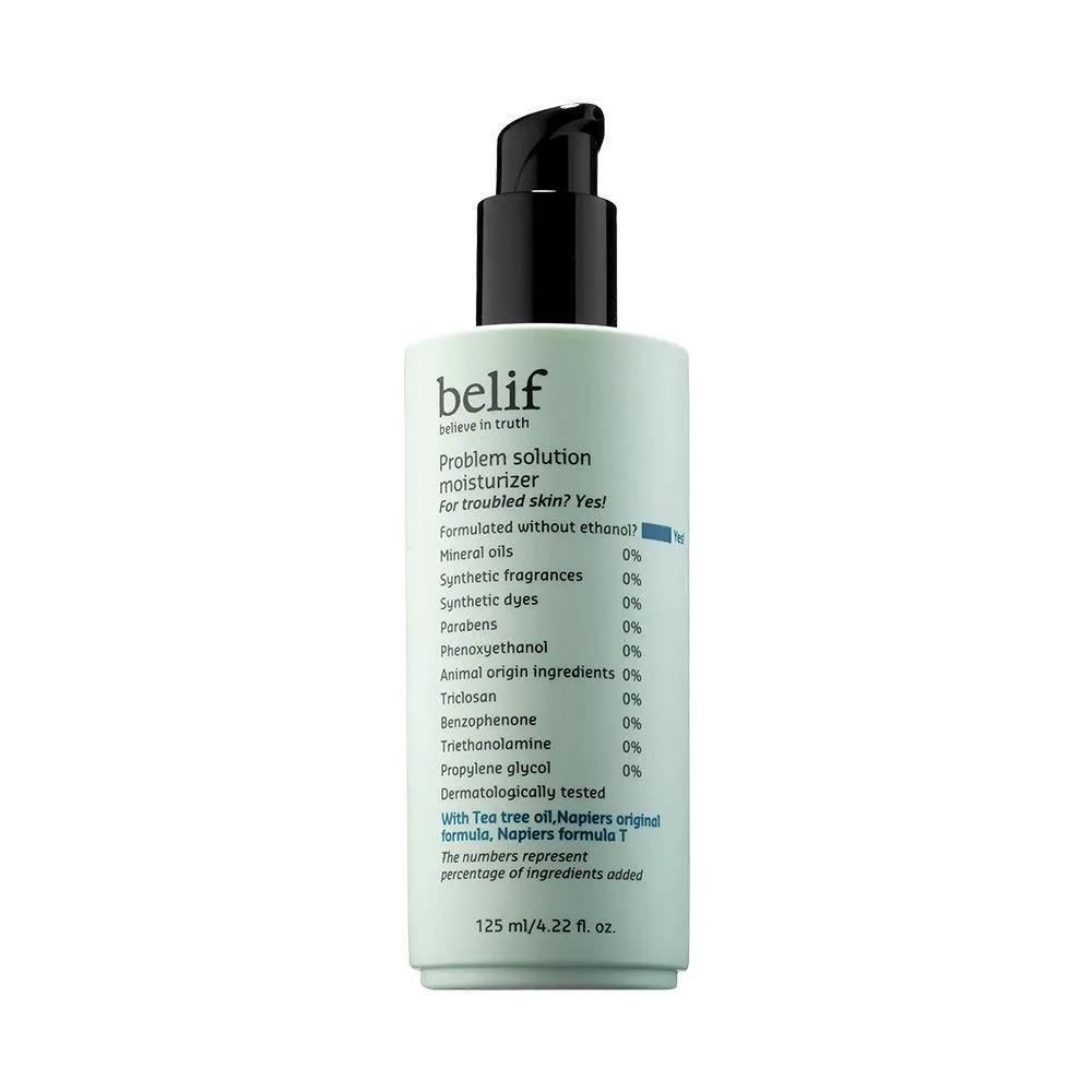 Problem solution moisturizer