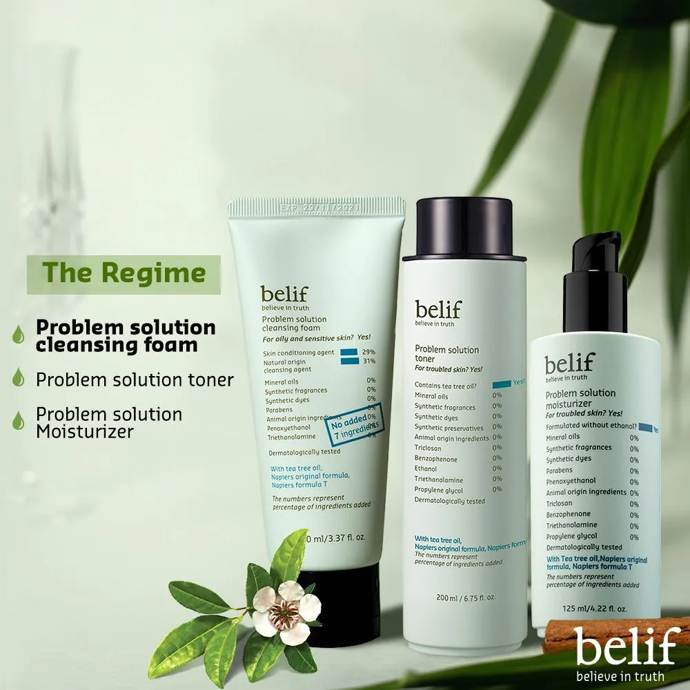 Problem solution moisturizer