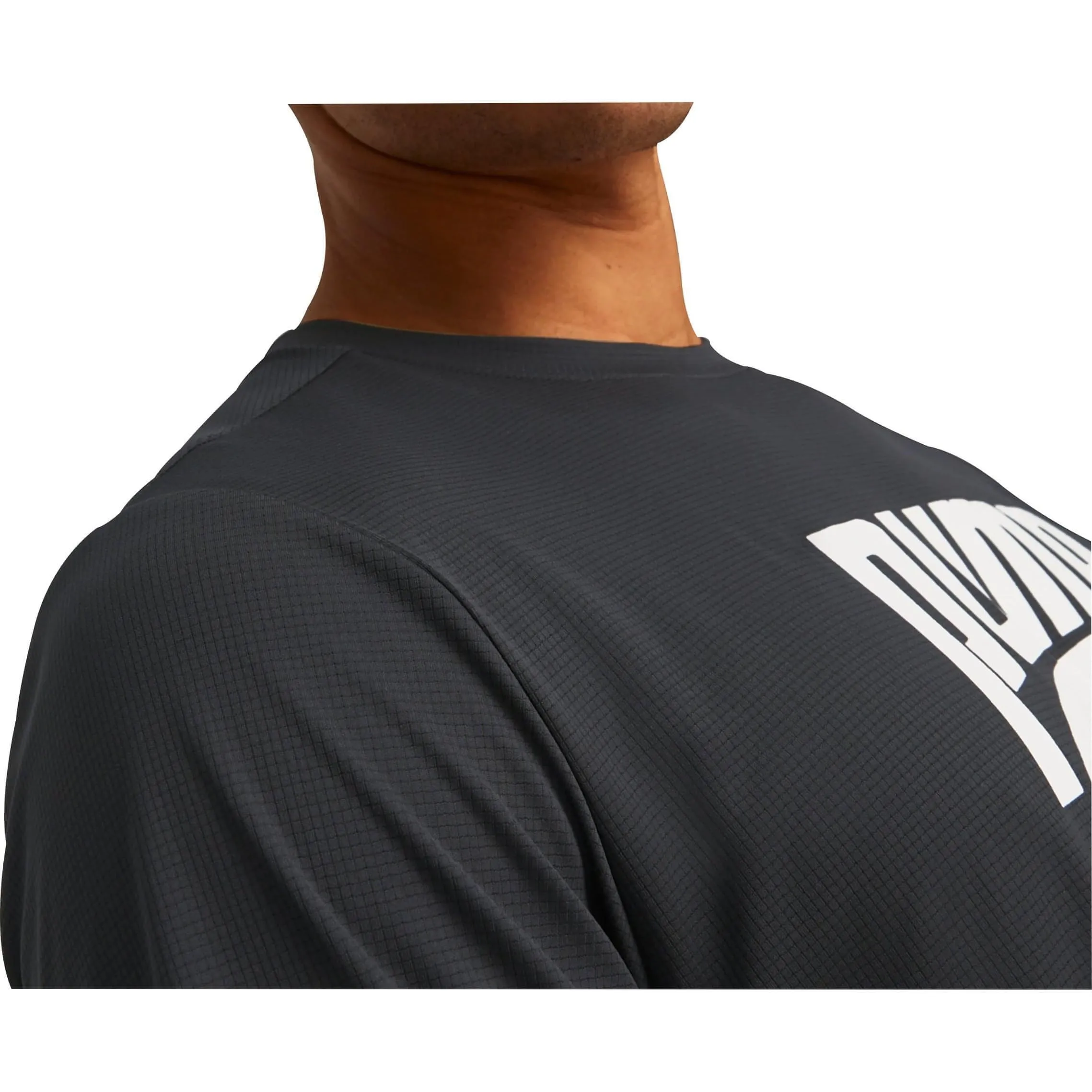 Puma Run Favourite Graphic Short Sleeve Mens Running Top - Black