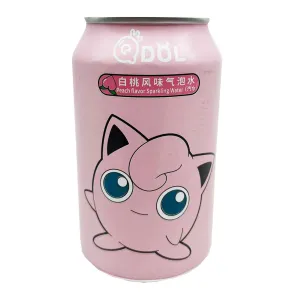 QDOL Sparkling Water White Peach Flavour 330ml ~ QDOL 白桃风味气泡水 330ml