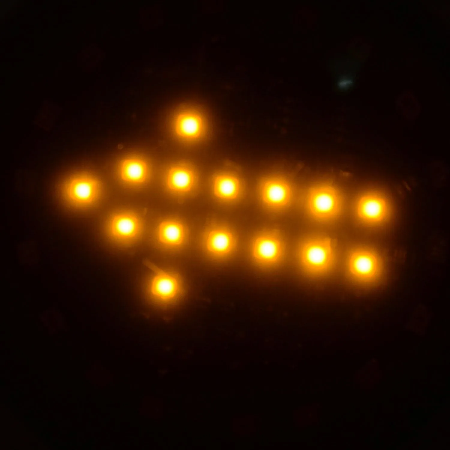 RE LED Side Arrow Running Indicator Red With Yellow Ring Parking
