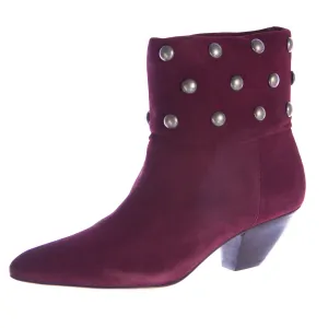Rebecca Minkoff Women's Colorado Suede Heeled Ankle Boots